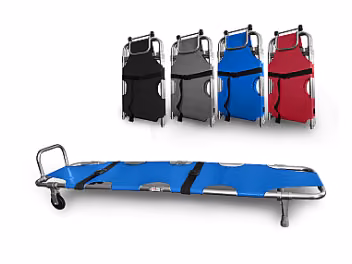 Standard Stretcher – Blue with Footrest