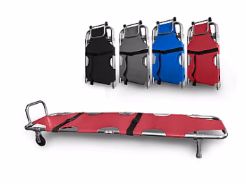 Standard Stretchers – Canvas with footrest, Burgundy color