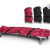 Stretcher with Body Bag - Burgundy,