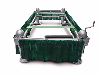 Funeral lowering device
