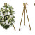 Wreath stand, 160cm, gold