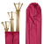 Flower Stand Cover - large, red