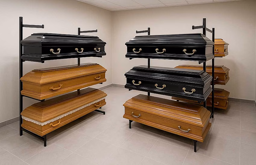 Coffin Racks: Key Element of Equipment for Modern Funeral Homes