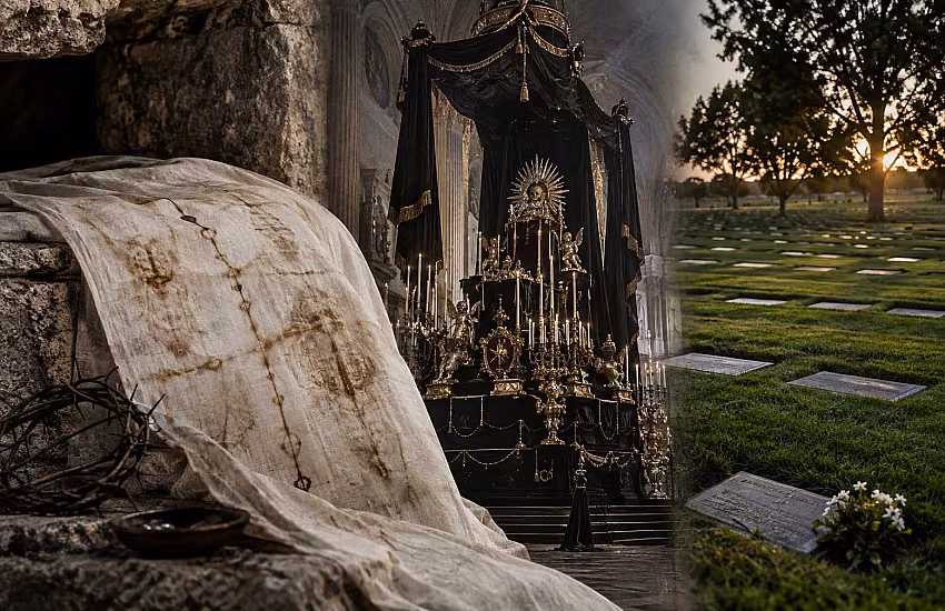 The Earth We Are Not Meant to See. A Cultural History of Covering the Open Grave – From the Pall to the American Grave Cover