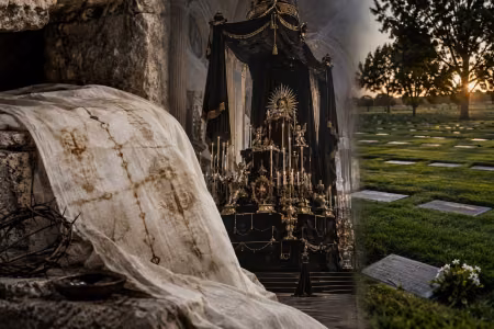 The Earth We Are Not Meant to See. A Cultural History of Covering the Open Grave – From the Pall to the American Grave Cover